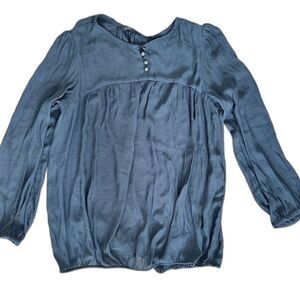 Zara Basic Silky Blouse Black Size Women's S